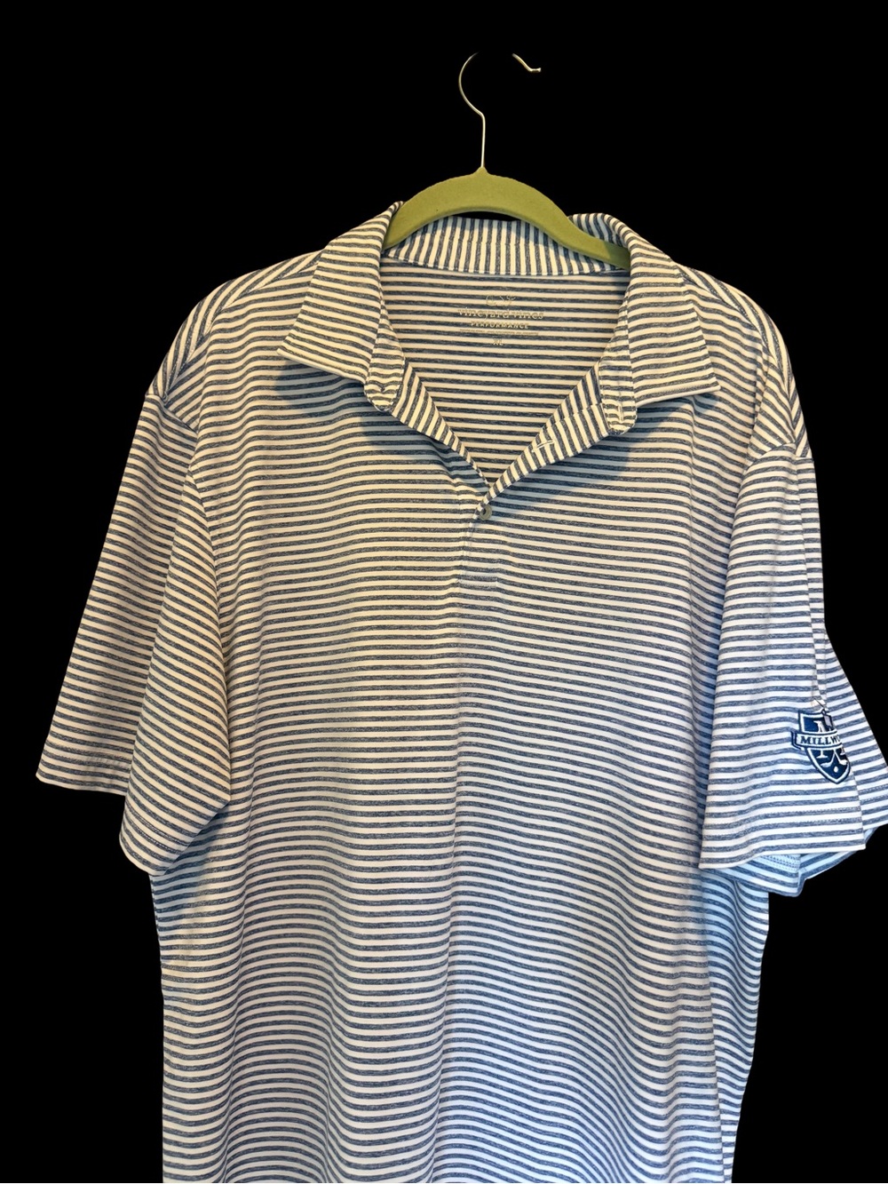 Vineyard Vines Performance Blue & White Men's Polo Shirt